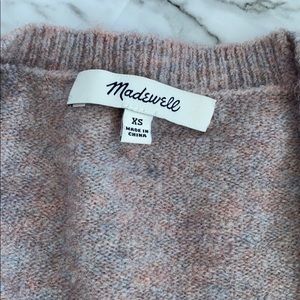 Madewell Faux Wrap Pullover Sweater